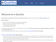 Tablet Screenshot of e-qualitas.org.uk